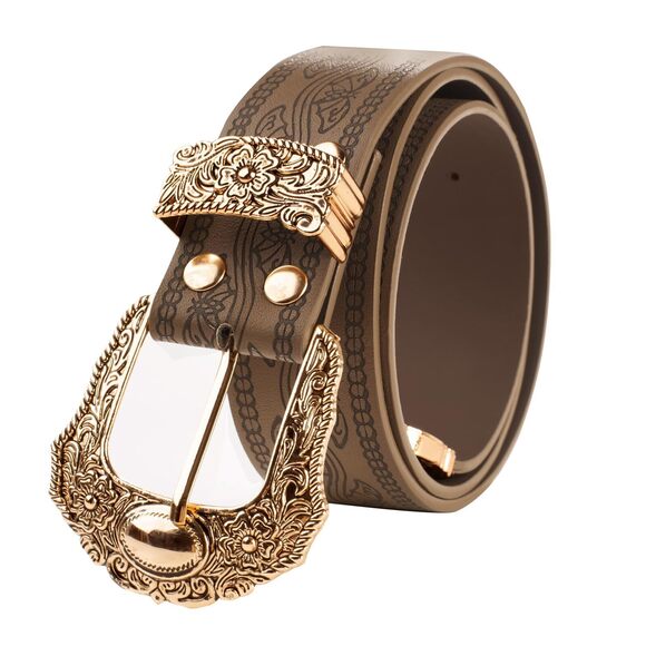 Cowgirl Belts For Women Renaissance Leather Wide Western Belt With Buckle🌺 - Picture 2 of 8